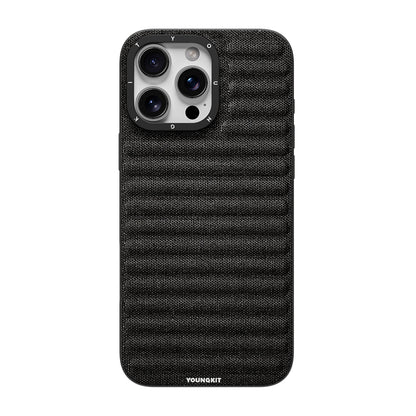 iPhone 16 Pro Kılıf M-safe Şarj Özellikli Youngkit Canvas Serisi Kapak