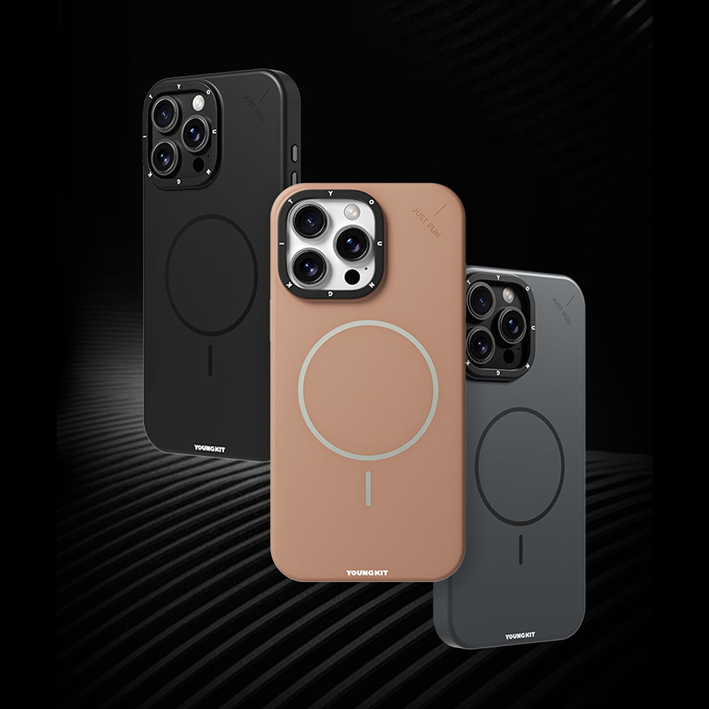 iPhone 16 Pro Kılıf M-safe Şarj Özellikli Youngkit Dynamag Serisi Kapak