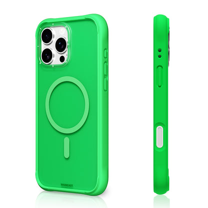 iPhone 16 Pro Kılıf M-safe Şarj Özellikli Youngkit Macaroon Serisi Kapak