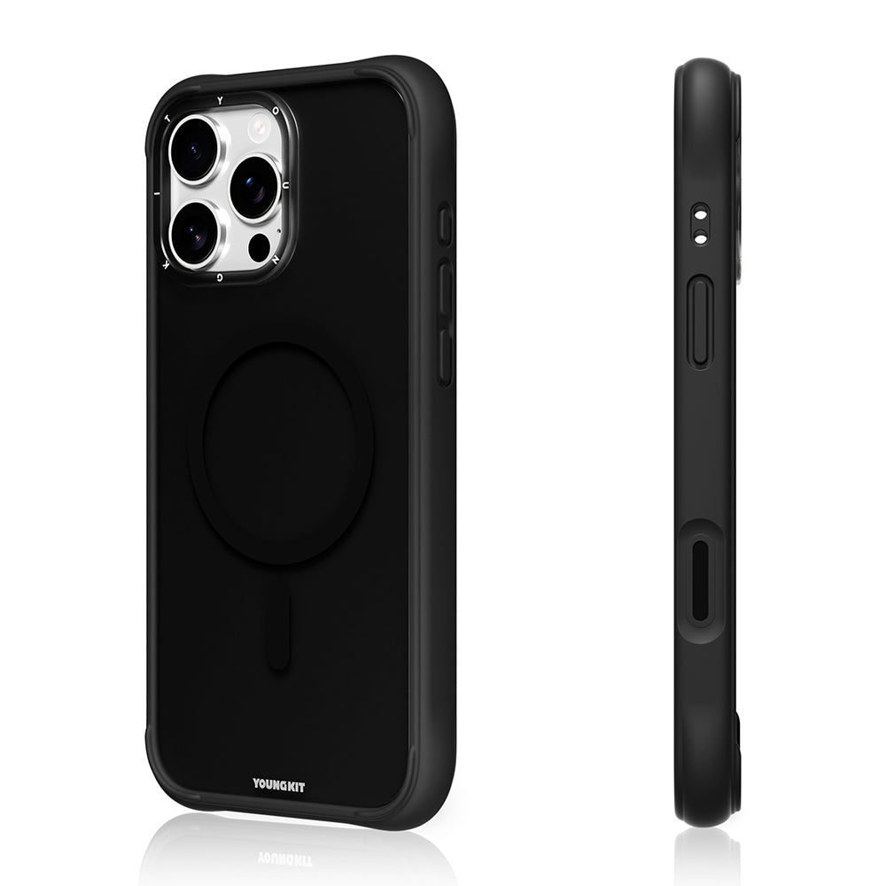 iPhone 16 Pro Kılıf M-safe Şarj Özellikli Youngkit Macaroon Serisi Kapak