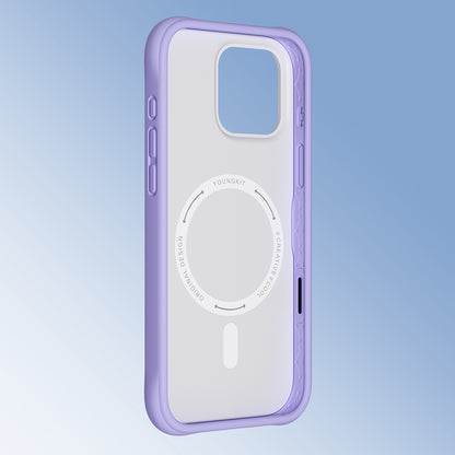 iPhone 16 Pro Kılıf M-safe Şarj Özellikli Youngkit Macaroon Serisi Kapak