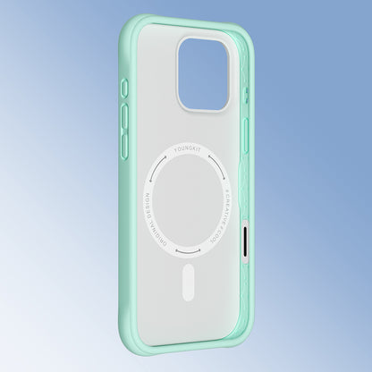 iPhone 16 Pro Kılıf M-safe Şarj Özellikli Youngkit Macaroon Serisi Kapak