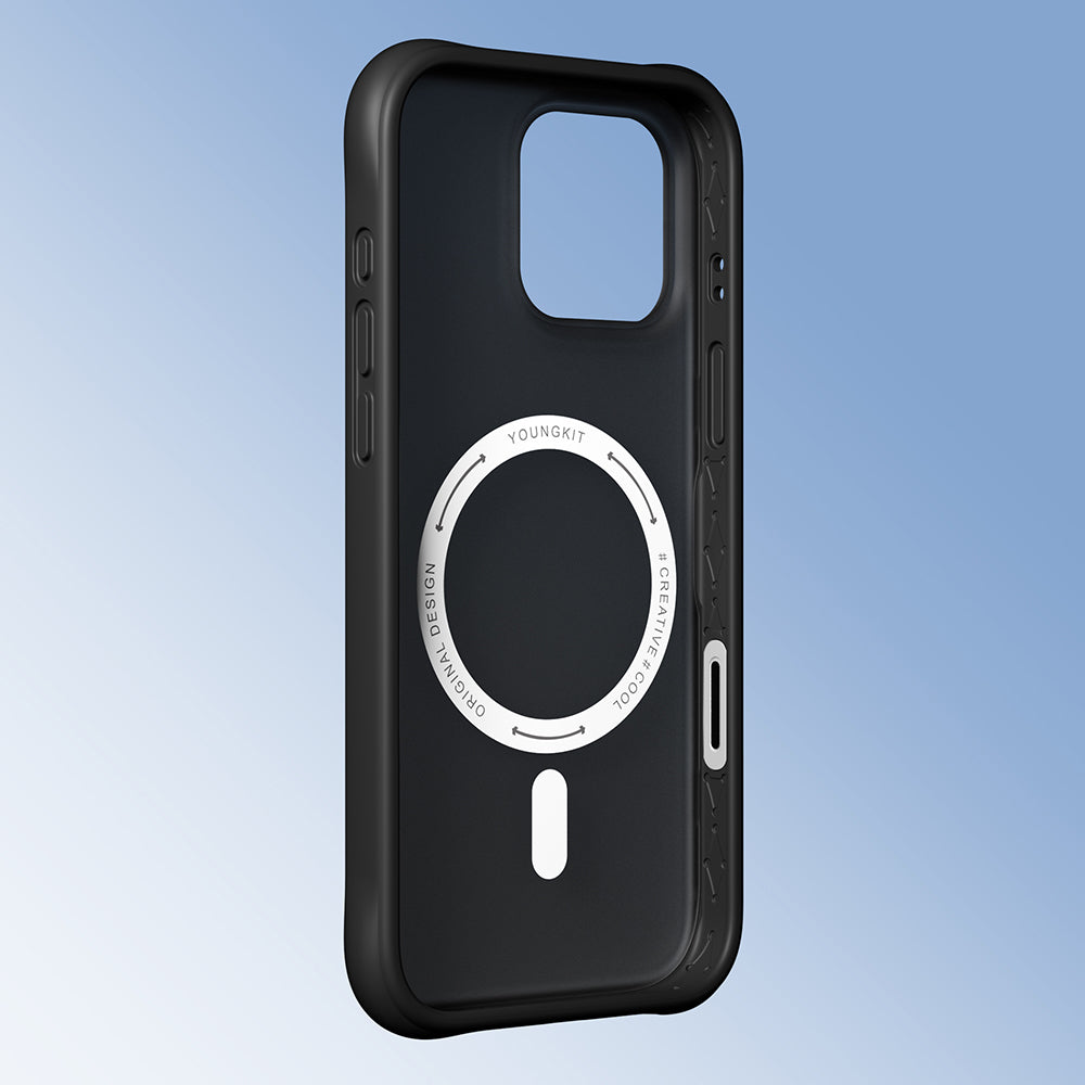 iPhone 16 Pro Kılıf M-safe Şarj Özellikli Youngkit Macaroon Serisi Kapak