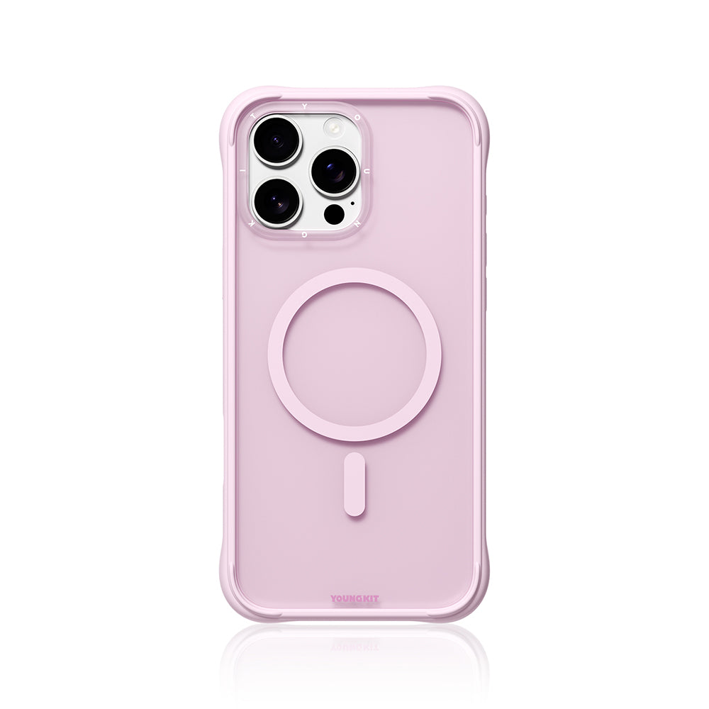 iPhone 16 Pro Kılıf M-safe Şarj Özellikli Youngkit Macaroon Serisi Kapak