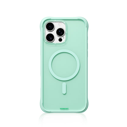 iPhone 16 Pro Kılıf M-safe Şarj Özellikli Youngkit Macaroon Serisi Kapak