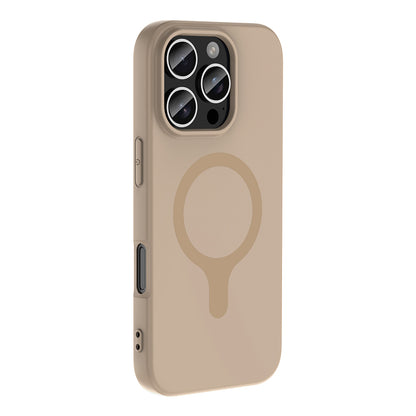 Apple iPhone 16 Pro Kılıf M-Safe Şarj Özellikli Zore Aris Silikon Kapak