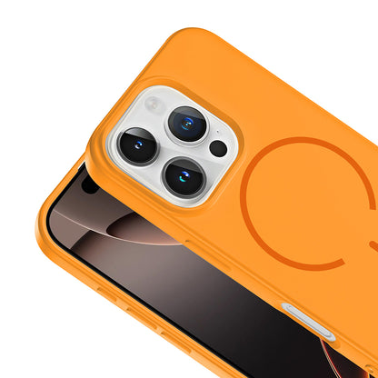 Apple iPhone 16 Pro Kılıf M-safe Şarj Özellikli Zore Meta Kapak