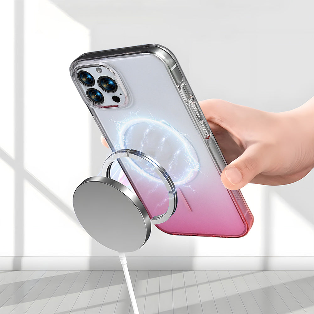 Apple iPhone 16 Pro Kılıf M-Safe Şarj Özellikli Zore Septik Silikon Kapak
