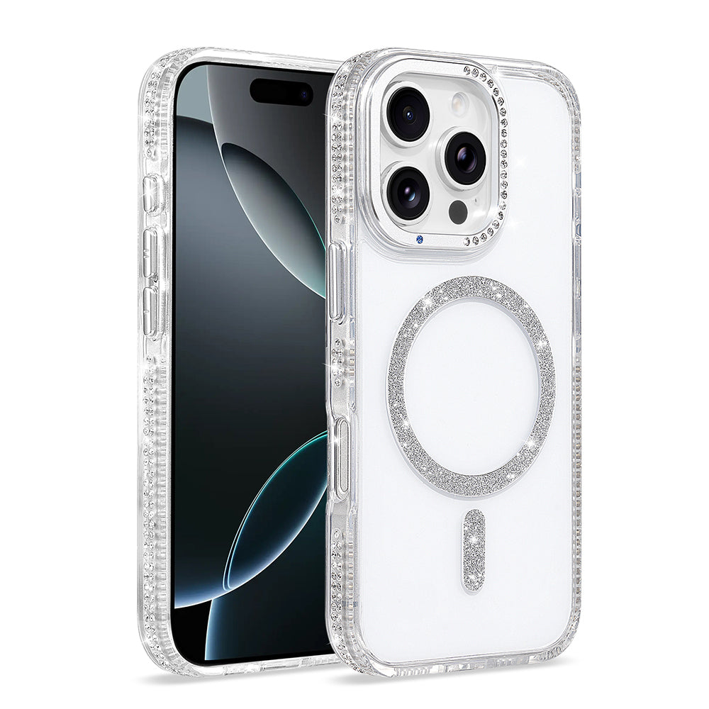Apple iPhone 16 Pro Kılıf M-safe Şarj Özellikli Zore Tera Silikon Kapak