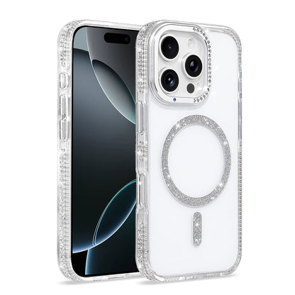 Apple iPhone 16 Pro Kılıf M-safe Şarj Özellikli Zore Tera Silikon Kapak