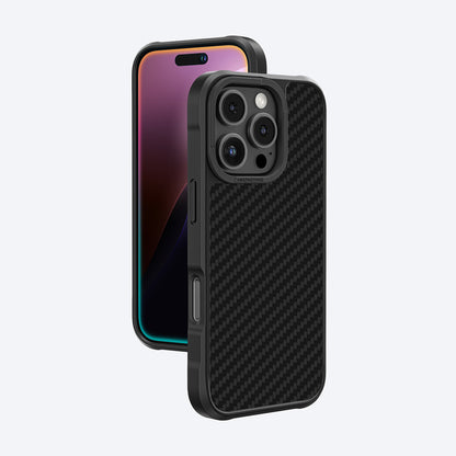 iPhone 16 Pro Kılıf M-safe Şarj Özellikli 1500D Aramid Fiber Amazingthing Titan Max Serisi Kapak