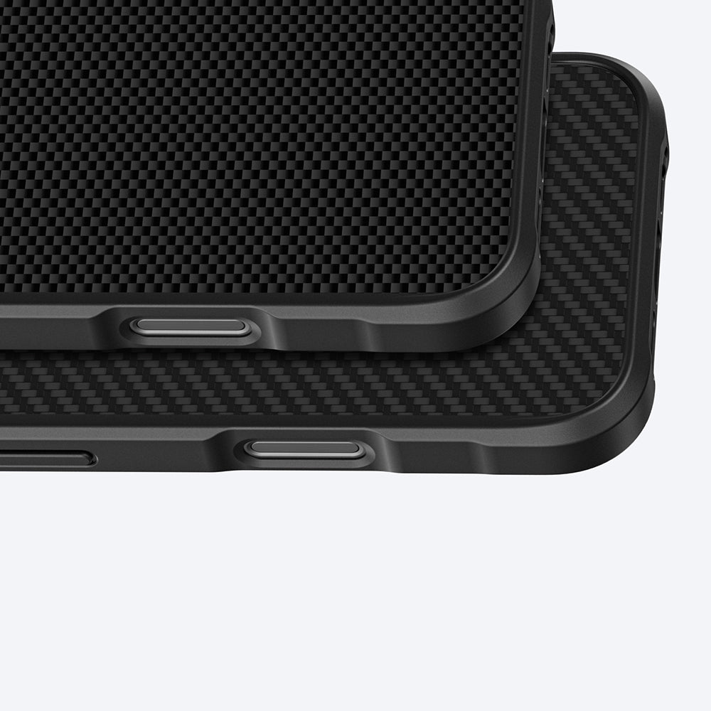 iPhone 16 Pro Kılıf M-safe Şarj Özellikli 1500D Aramid Fiber Amazingthing Titan Max Serisi Kapak