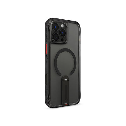 iPhone 16 Pro Kılıf M-safe Şarj Özellikli 360 Derece Dönebilen Standlı Skinarma Helix Kapak