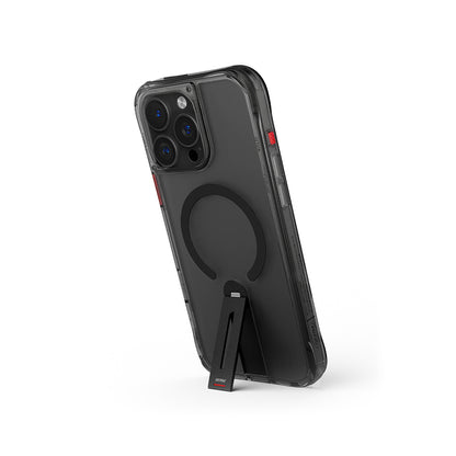 iPhone 16 Pro Kılıf M-safe Şarj Özellikli 360 Derece Dönebilen Standlı Skinarma Helix Kapak