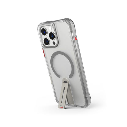 iPhone 16 Pro Kılıf M-safe Şarj Özellikli 360 Derece Dönebilen Standlı Skinarma Helix Kapak