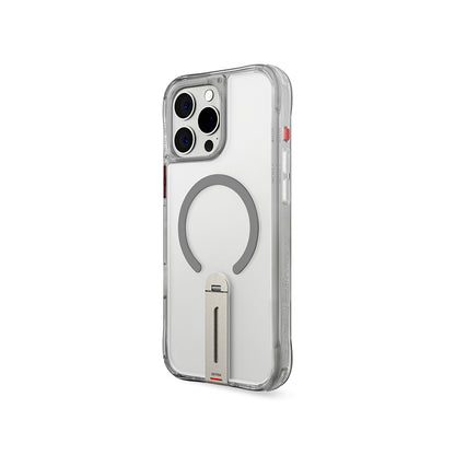 iPhone 16 Pro Kılıf M-safe Şarj Özellikli 360 Derece Dönebilen Standlı Skinarma Helix Kapak