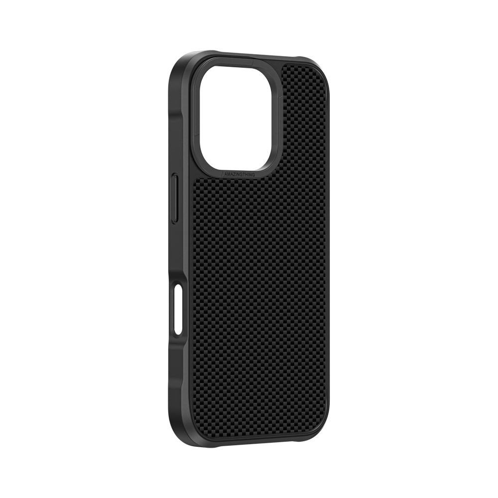 iPhone 16 Pro Kılıf M-safe Şarj Özellikli 600D Aramid Fiber Amazingthing Titan Max Serisi Kapak
