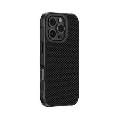 iPhone 16 Pro Kılıf M-safe Şarj Özellikli 600D Aramid Fiber Amazingthing Titan Max Serisi Kapak