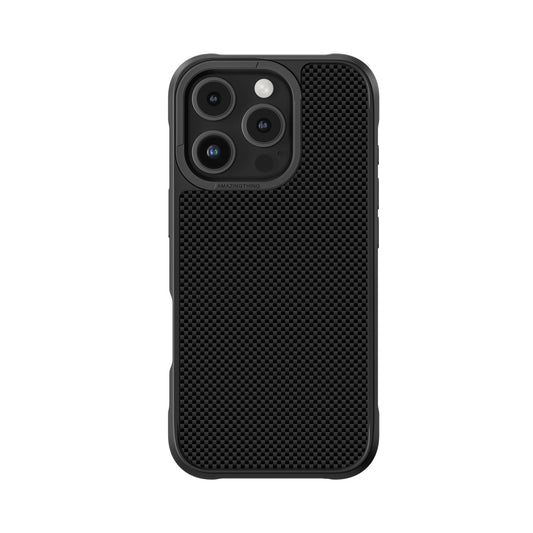 iPhone 16 Pro Kılıf M-safe Şarj Özellikli 600D Aramid Fiber Amazingthing Titan Max Serisi Kapak