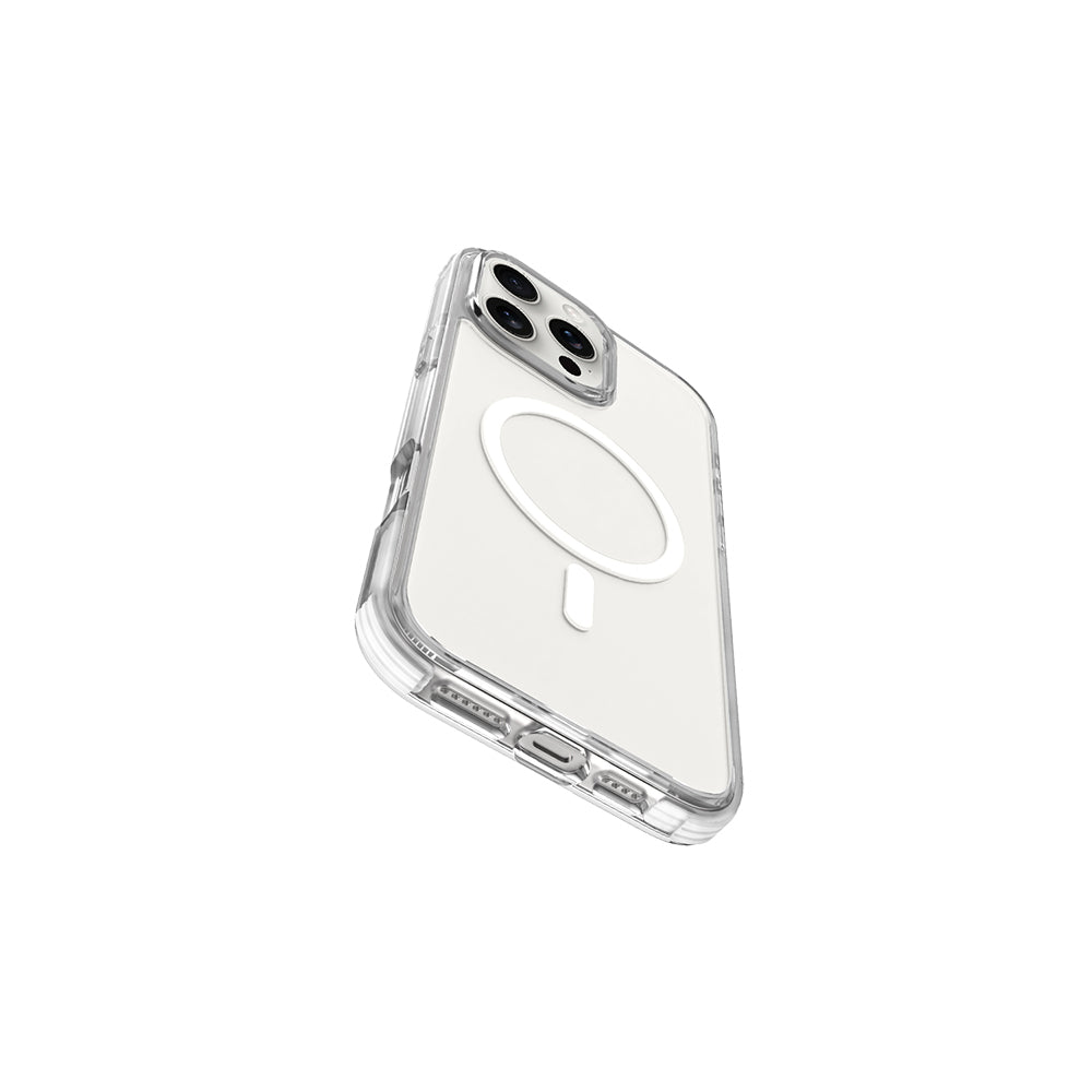 iPhone 16 Pro Kılıf M-safe Şarj Özellikli Airbag Tasarımlı Raptic Clear Serisi Şeffaf Kapak