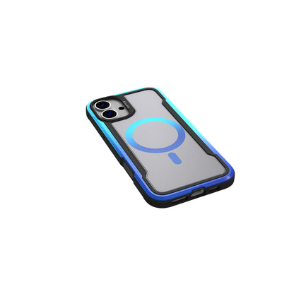 iPhone 16 Pro Kılıf M-safe Şarj Özellikli Airbagli Raptic Shield 2.0 Serisi Şeffaf Arka Yüzey Kapak