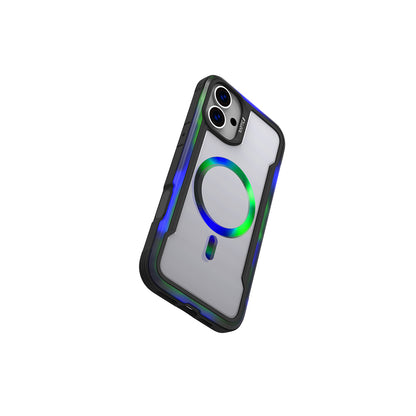 iPhone 16 Pro Kılıf M-safe Şarj Özellikli Airbagli Raptic Shield 2.0 Serisi Şeffaf Arka Yüzey Kapak