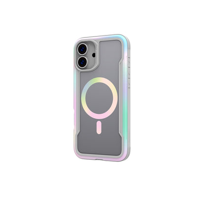 iPhone 16 Pro Kılıf M-safe Şarj Özellikli Airbagli Raptic Shield 2.0 Serisi Şeffaf Arka Yüzey Kapak
