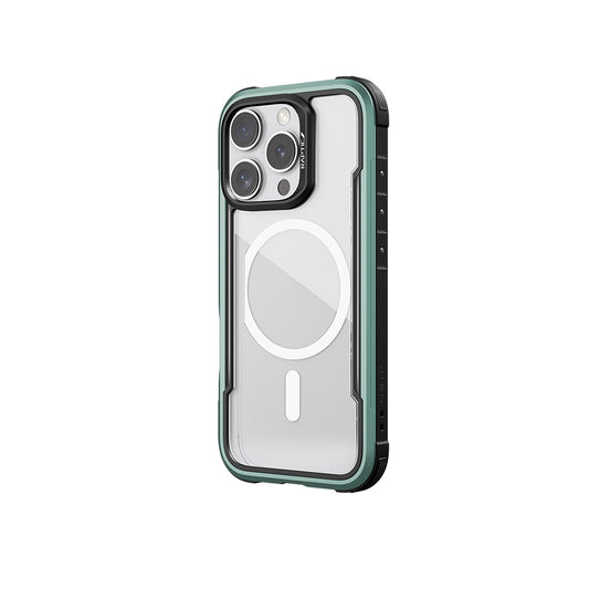 iPhone 16 Pro Kılıf M-safe Şarj Özellikli Airbagli Raptic Shield Serisi Şeffaf Arka Yüzey Kapak