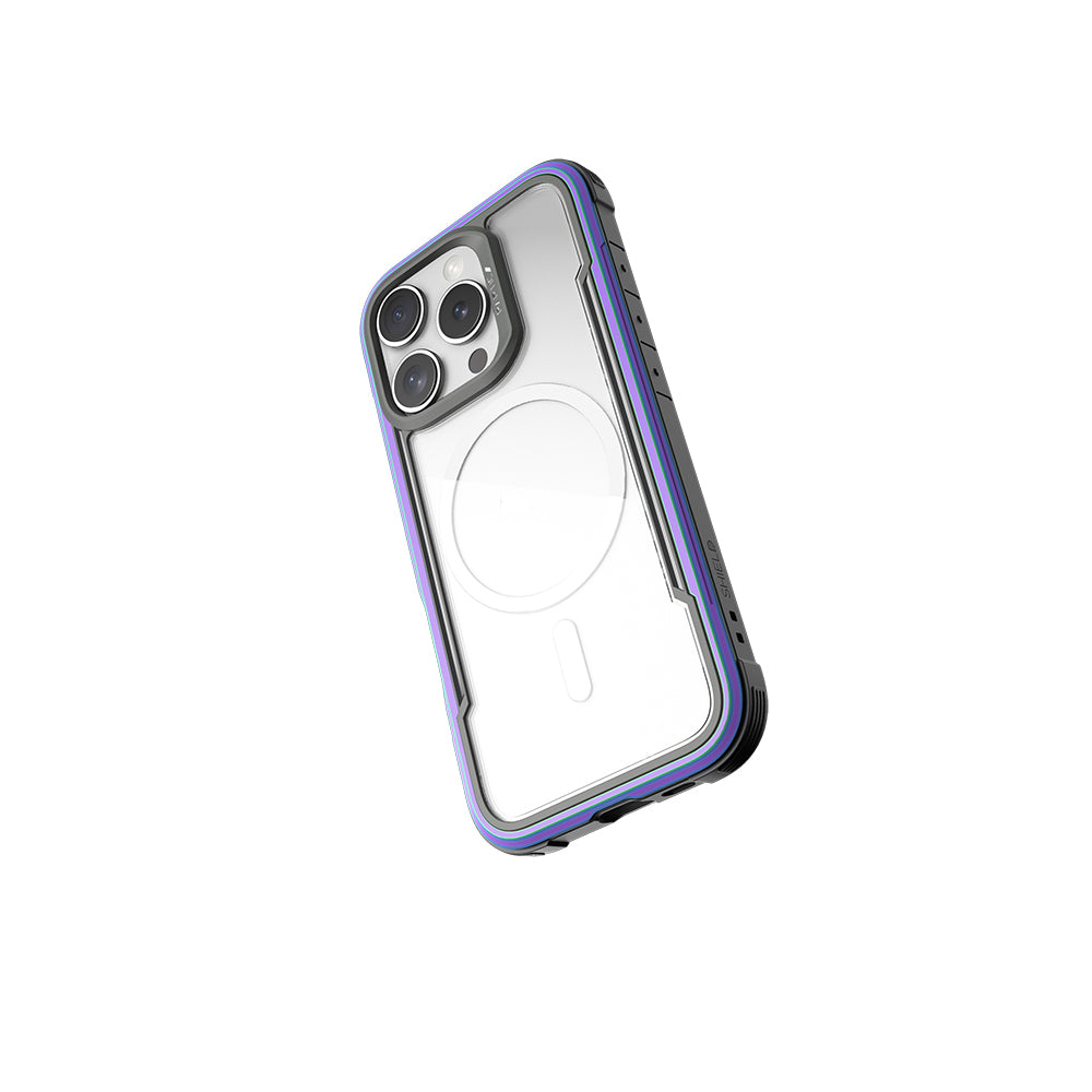 iPhone 16 Pro Kılıf M-safe Şarj Özellikli Airbagli Raptic Shield Serisi Şeffaf Arka Yüzey Kapak