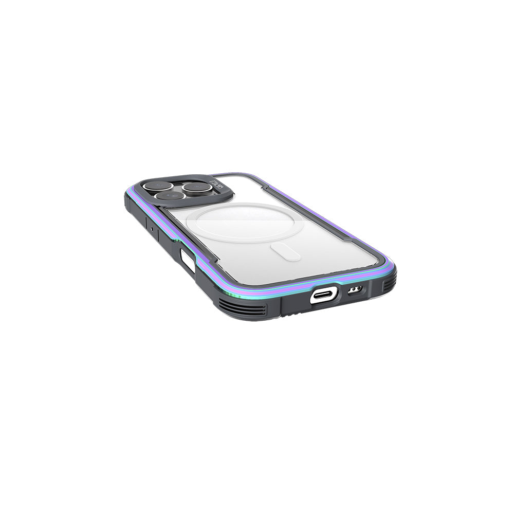 iPhone 16 Pro Kılıf M-safe Şarj Özellikli Airbagli Raptic Shield Serisi Şeffaf Arka Yüzey Kapak
