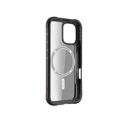 iPhone 16 Pro Kılıf M-safe Şarj Özellikli Airbagli Raptic Shield Serisi Şeffaf Arka Yüzey Kapak