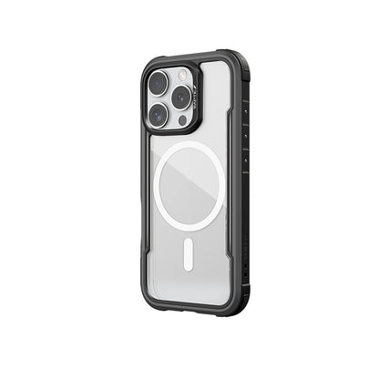 iPhone 16 Pro Kılıf M-safe Şarj Özellikli Airbagli Raptic Shield Serisi Şeffaf Arka Yüzey Kapak