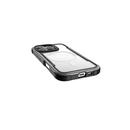 iPhone 16 Pro Kılıf M-safe Şarj Özellikli Airbagli Raptic Shield Serisi Şeffaf Arka Yüzey Kapak