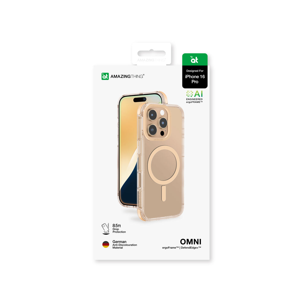 iPhone 16 Pro Kılıf M-safe Şarj Özellikli Amazingthing Omni Serisi Kapak
