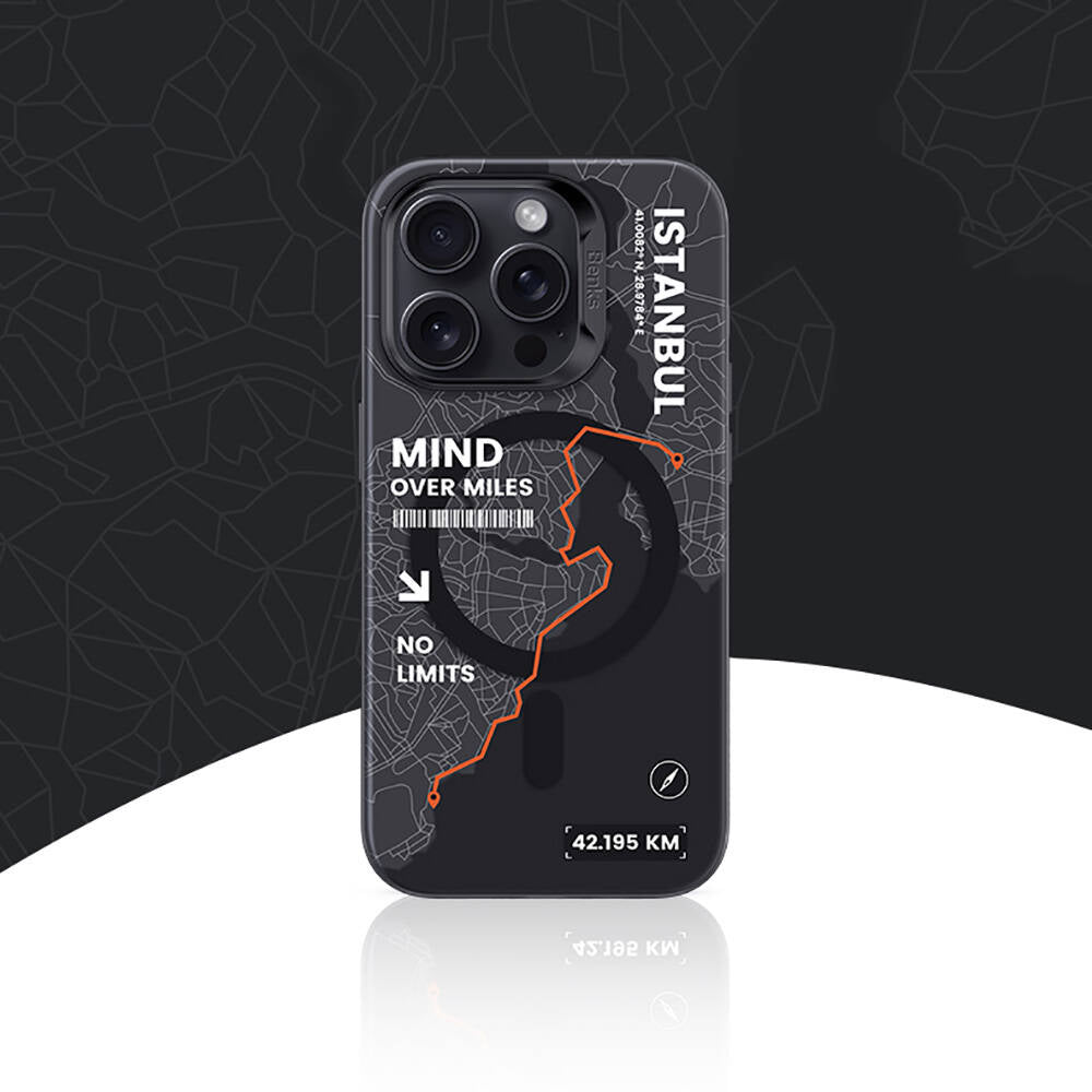 iPhone 16 Pro Kılıf M-safe Şarj Özellikli Benks City Serisi Kapak