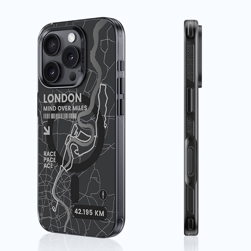 iPhone 16 Pro Kılıf M-safe Şarj Özellikli Benks City Serisi Kapak