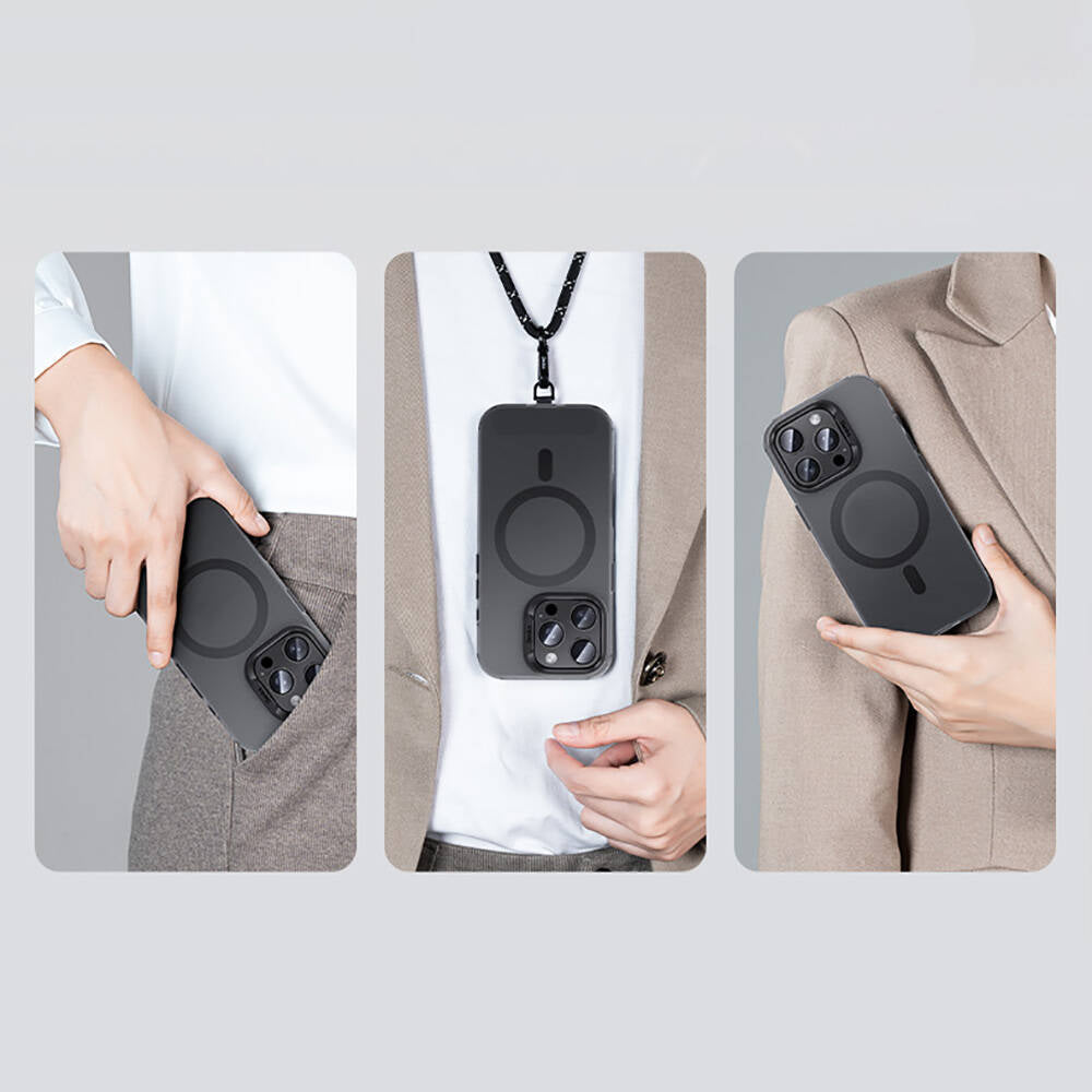 iPhone 16 Pro Kılıf M-safe Şarj Özellikli Benks Lucid Armor Kapak