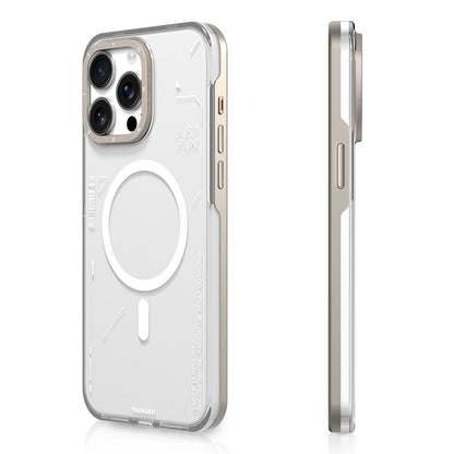 iPhone 16 Pro Kılıf M-safe Şarj Özellikli Çıkarılabilir Arka Yüzeyli Youngkit Mecha Kapak