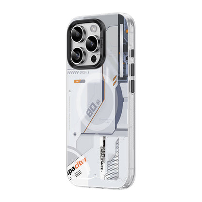 iPhone 16 Pro Kılıf M-safe Şarj Özellikli Mekanik Tasarımlı Benks Perspective Serisi Kapak