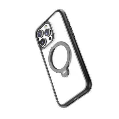 iPhone 16 Pro Kılıf M-safe Şarj Özellikli Raptic AirJoy Serisi 360 Derece Dönebilen Standlı Kapak