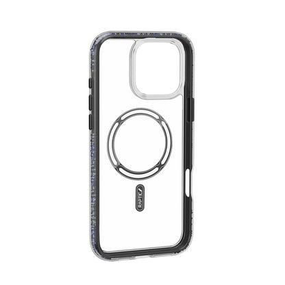 iPhone 16 Pro Kılıf M-safe Şarj Özellikli Raptic AirJoy Serisi Boncuk Tasarımlı Şeffaf Kapak