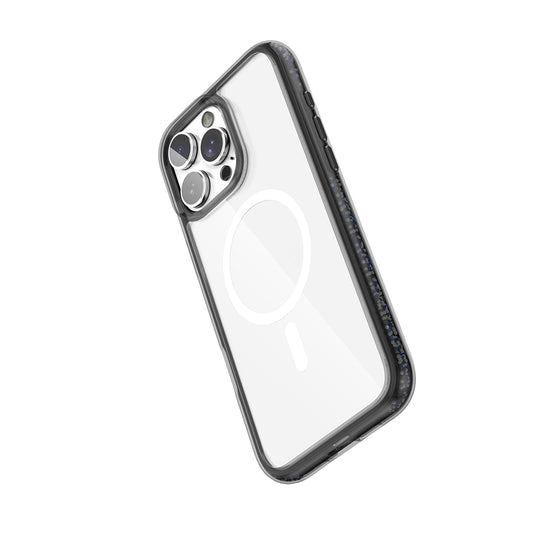 iPhone 16 Pro Kılıf M-safe Şarj Özellikli Raptic AirJoy Serisi Boncuk Tasarımlı Şeffaf Kapak