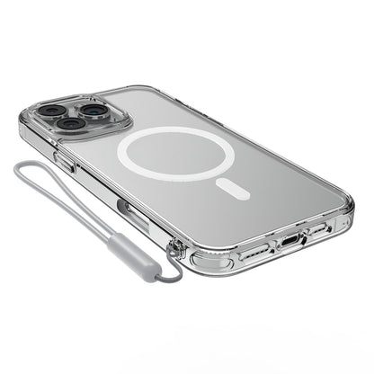 iPhone 16 Pro Kılıf M-safe Şarj Özellikli Raptic Crystal M-safe Serisi Şeffaf Kapak