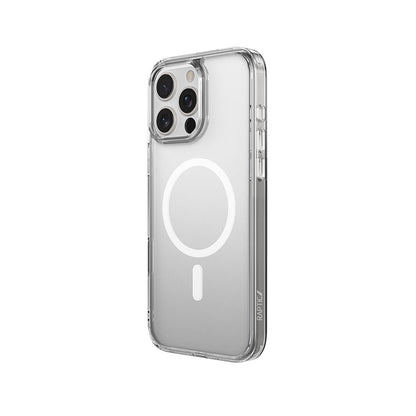 iPhone 16 Pro Kılıf M-safe Şarj Özellikli Raptic Crystal M-safe Serisi Şeffaf Kapak