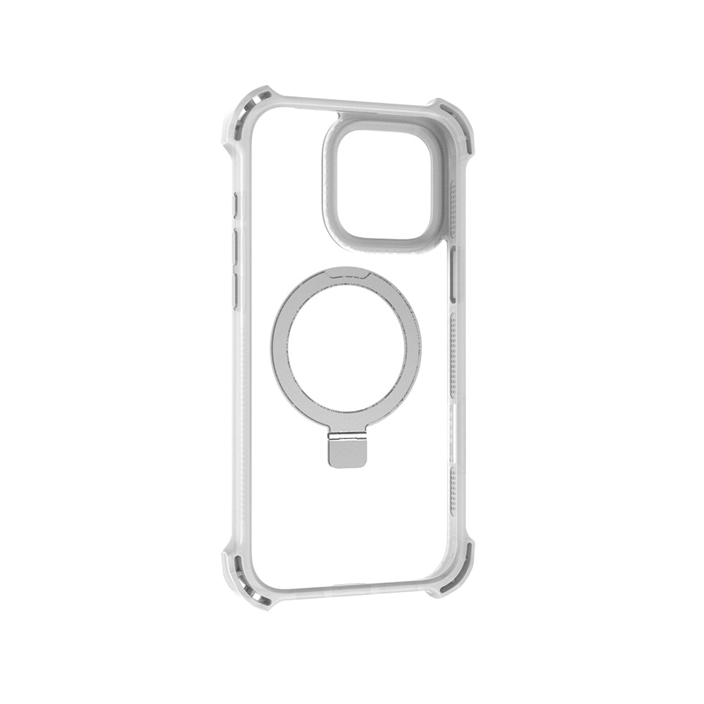 iPhone 16 Pro Kılıf M-safe Şarj Özellikli Raptic Dual Serisi Şeffaf Standlı Kapak