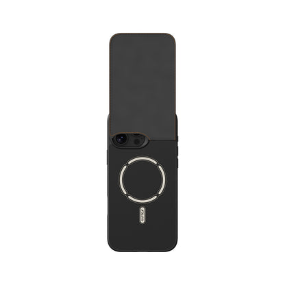 iPhone 16 Pro Kılıf M-safe Şarj Özellikli Raptic Slim Wallet Serisi Deri Görünümlü Kartlıklı Standlı Kapak
