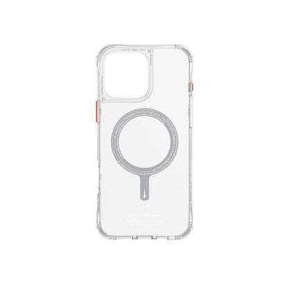 iPhone 16 Pro Kılıf M-safe Şarj Özellikli Şeffaf Airbag Tasarımlı Skinarma Saido Kapak