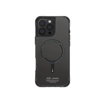 iPhone 16 Pro Kılıf M-safe Şarj Özellikli Şeffaf Airbag Tasarımlı Skinarma Saido Kapak
