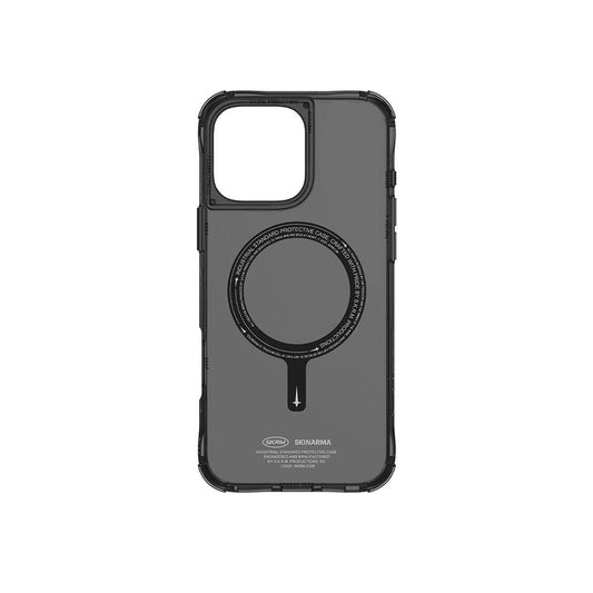 iPhone 16 Pro Kılıf M-safe Şarj Özellikli Şeffaf Airbag Tasarımlı Skinarma Saido Kapak