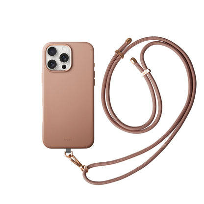 iPhone 16 Pro Kılıf M-safe Şarj Özellikli Soft Arka Yüzey Askı İpli Coehl Muse Kapak